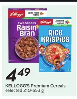 Sobeys KELLOGG'S Premium Cereals offer