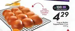 Sobeys Tray or Butter Topped Rolls offer