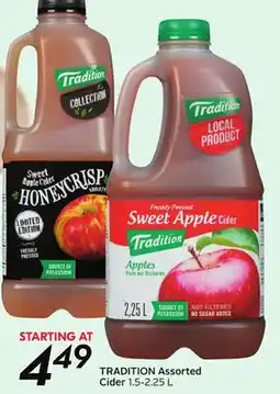 Sobeys TRADITION Assorted Cider - Apple Fest offer