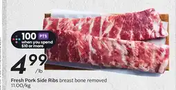 Sobeys Fresh Pork Side Ribs offer