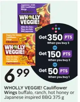 Sobeys WHOLLY VEGGIE! Cauliflower Wings offer
