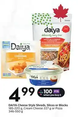 Sobeys DAIYA Cheese Style Shreds, Slices or Blocks offer