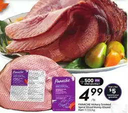 Sobeys PANACHE Hickory Smoked Spiral Sliced Honey Glazed Ham offer