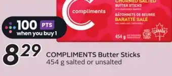 Sobeys COMPLIMENTS Butter Sticks offer