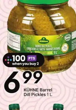 Sobeys KÜHNE Barrel Dill Pickles offer