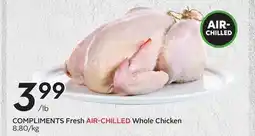 Sobeys COMPLIMENTS Fresh AIR-CHILLED Whole Chicken offer