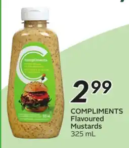 Sobeys COMPLIMENTS Flavoured Mustards offer