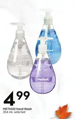 Sobeys METHOD Hand Wash offer