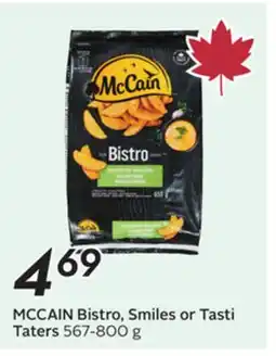 Sobeys MCCAIN Bistro, Smiles or Tasti Taters offer