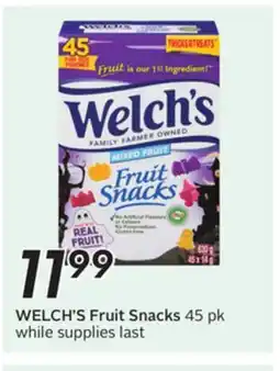 Sobeys WELCH'S Fruit Snacks offer