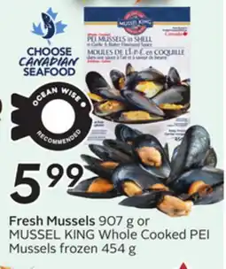 Sobeys MUSSEL KING Fresh Mussels offer