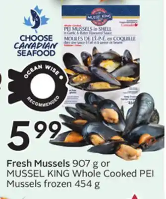Sobeys MUSSEL KING Fresh Mussels offer