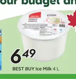 Sobeys BEST BUY Ice Milk offer