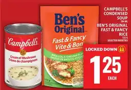 Food Basics CAMPBELL'S CONDENSED SOUP OR BEN'S ORIGINAL FAST & FANCY RICE offer