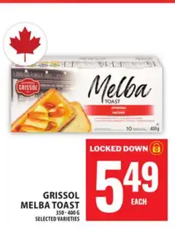 Food Basics GRISSOL MELBA TOAST offer