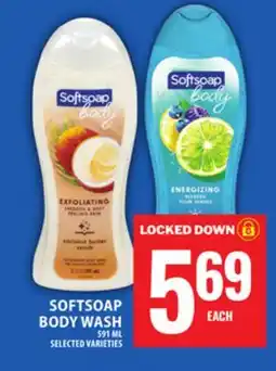 Food Basics SOFTSOAP BODY WASH offer