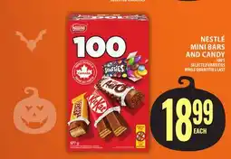 Food Basics NESTLÉ MINI BARS AND CANDY offer