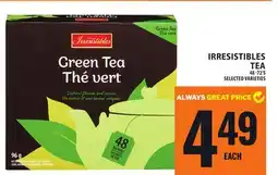 Food Basics IRRESISTIBLES TEA offer