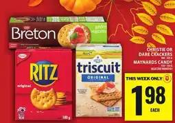 Food Basics CHRISTIE OR DARE CRACKERS OR MAYNARDS CANDY offer