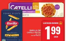 Food Basics BARILLA OR CATELLI PASTA offer