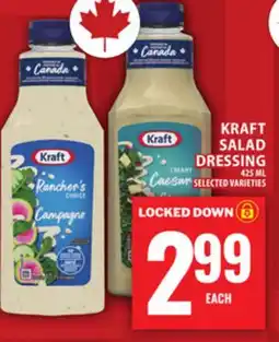Food Basics KRAFT SALAD DRESSING offer