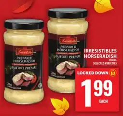 Food Basics IRRESISTIBLES HORSERADISH offer
