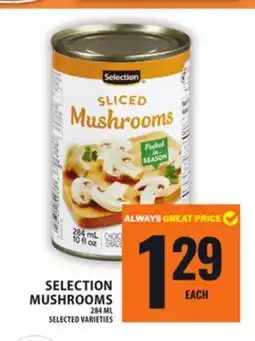 Food Basics SELECTION MUSHROOMS offer