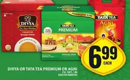 Food Basics DIVYA OR TATA TEA PREMIUM OR AGNI offer