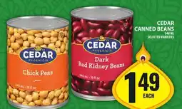 Food Basics CEDAR CANNED BEANS offer