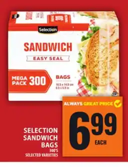 Food Basics SELECTION SANDWICH BAGS offer