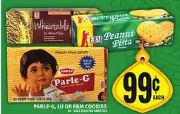 Food Basics PARLE-G, LU OR EBM COOKIES offer