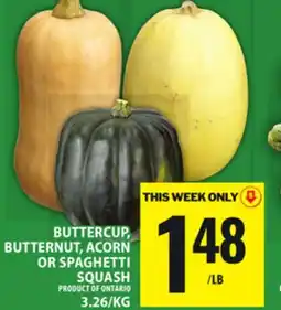 Food Basics BUTTERCUP, BUTTERNUT, ACORN OR SPAGHETTI SQUASH offer