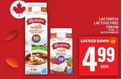 Food Basics LACTANTIA LACTOSE FREE CREAM offer