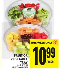 Food Basics FRUIT OR VEGETABLE TRAY offer