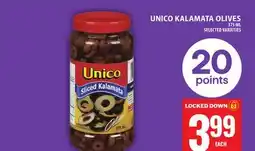 Food Basics UNICO KALAMATA OLIVES offer
