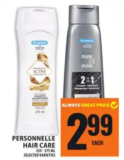 Food Basics PERSONNELLE HAIR CARE offer