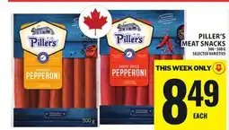 Food Basics PILLER'S MEAT SNACKS offer