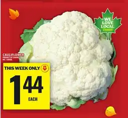 Food Basics CAULIFLOWER offer