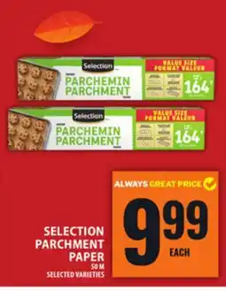 Food Basics SELECTION PARCHMENT PAPER offer