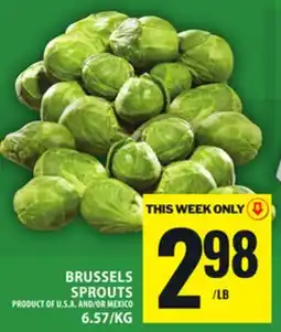 Food Basics BRUSSELS SPROUTS offer
