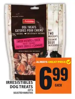 Food Basics IRRESISTIBLES DOG TREATS offer