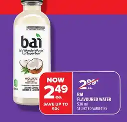 Metro BAI FLAVOURED WATER offer