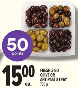 Metro FRESH 2 GO OLIVE OR ANTIPASTO TRAY offer