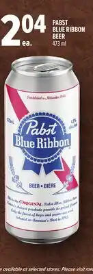 Metro PABST BLUE RIBBON BEER offer