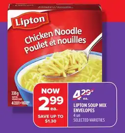 Metro LIPTON SOUP MIX ENVELOPES offer