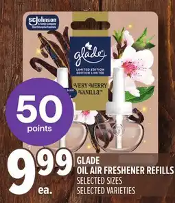 Metro GLADE OIL AIR FRESHENER REFILLS offer