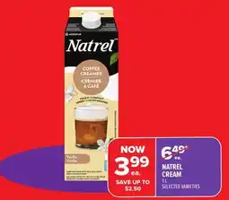 Metro NATREL CREAM offer