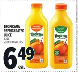 Metro TROPICANA REFRIGERATED JUICE offer
