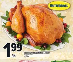 Metro FROZEN BUTTERBALL OR GRADE A TURKEYS offer