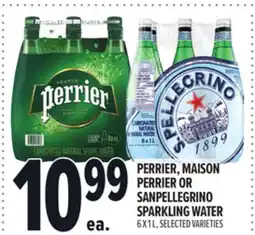 Metro PERRIER, MAISON PERRIER OR SANPELLEGRINO SPARKLING WATER offer
